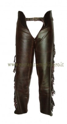 Chaps pelle con frange -Selleria Romani tempo libero - Selleriainternet.it