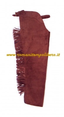 Chaps pelle scamosciata frange -Selleria Romani tempo libero - Selleriainternet.it