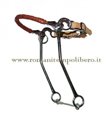 Hackamore cuoio intrecciato -Selleria Romani tempo libero - Selleriainternet.it