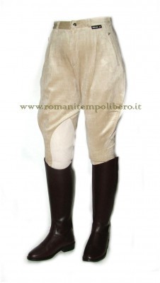Pantalone a sbuffo Eurostar in velluto -Selleria Romani tempo libero - Selleriainternet.it