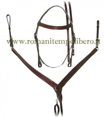 Briglia Western con pettorale -Selleria Romani tempo libero - Selleriainternet.it