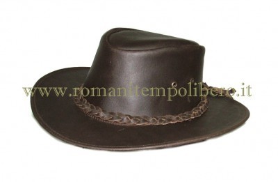 Cappello western cuoio -Selleria Romani tempo libero - Selleriainternet.it