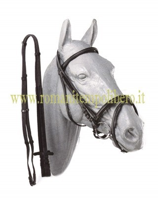Briglia Inglese redini tela -Selleria Romani tempo libero - Selleriainternet.it