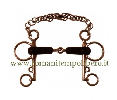 Pelham snodato inox ricoperto gomma -Selleria Romani tempo libero - Selleriainternet.it