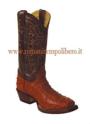Stivali Western Billy Boots struzzo -Selleria Romani tempo libero - Selleriainternet.it