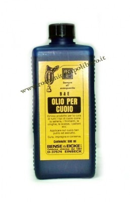 Olio per cuoio B&E -Selleria Romani tempo libero - Selleriainternet.it