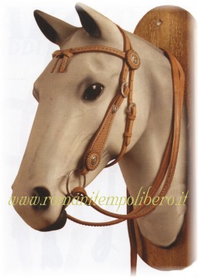 Briglia Western Silver Creck -Selleria Romani tempo libero - Selleriainternet.it