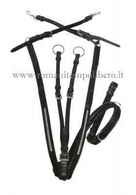 Pettorale borchiato con martingala -Selleria Romani tempo libero - Selleriainternet.it
