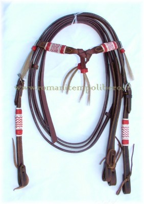 Briglia fiocco rawhide -Selleria Romani tempo libero - Selleriainternet.it