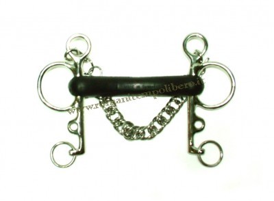 Pelham inox gomma flessibile -Selleria Romani tempo libero - Selleriainternet.it