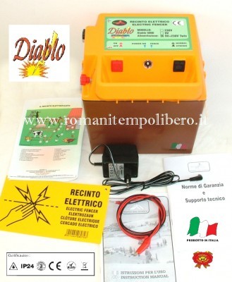 Recinto corrente-batteria Diablo 5000 -Selleria Romani tempo libero - Selleriainternet.it