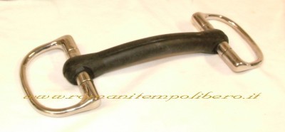 Filetto D inox intero in gomma rigida -Selleria Romani tempo libero - Selleriainternet.it
