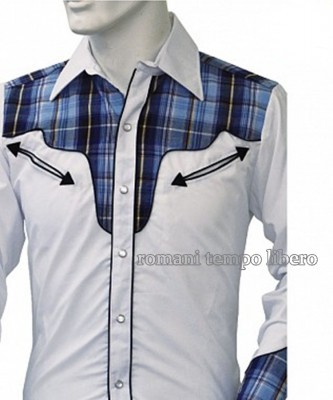 Camicia Western ricami fantasia bambino -Selleria Romani tempo libero - Selleriainternet.it