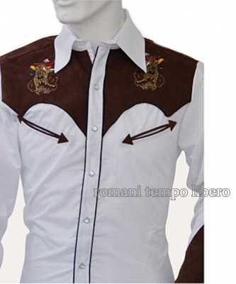 Camicia Western ricami fantasia bambino -Selleria Romani tempo libero - Selleriainternet.it