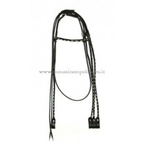 Briglia Tubolare Black&White -Selleria Romani tempo libero - Selleriainternet.it