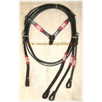 Briglia Western fiocco e rawhide 2 -Selleria Romani tempo libero - Selleriainternet.it