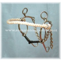 Hackamore con filetto -Selleria Romani tempo libero - Selleriainternet.it