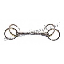 Filetto a 4 anelli fissi inox pieno -Selleria Romani tempo libero - Selleriainternet.it