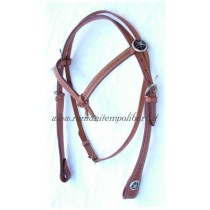 Briglia western basket fiocco  -Selleria Romani tempo libero - Selleriainternet.it
