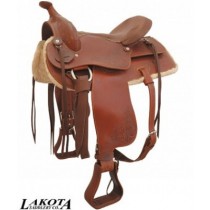 Sella Western Lakota Pleasure pelle -Selleria Romani tempo libero - Selleriainternet.it