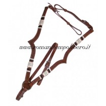 Pettorale western con rawhide -Selleria Romani tempo libero - Selleriainternet.it
