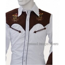 Camicia Western ricami fantasia bambino -Selleria Romani tempo libero - Selleriainternet.it