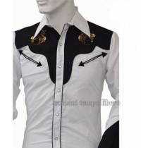 Camicia Western ricami fantasia -Selleria Romani tempo libero - Selleriainternet.it