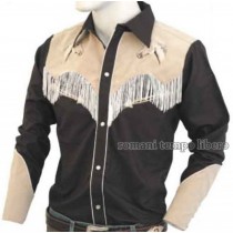 Camicia Western ricami e frange -Selleria Romani tempo libero - Selleriainternet.it