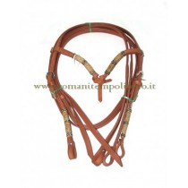 Briglia fiocco e rawhide -Selleria Romani tempo libero - Selleriainternet.it