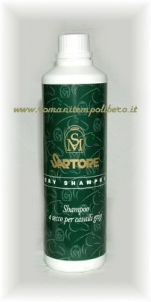 Shampoo a secco per cavalli grigi -Selleria Romani tempo libero - Selleriainternet.it