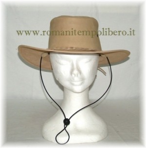 Cappello Australiano in pelle -Selleria Romani tempo libero - Selleriainternet.it