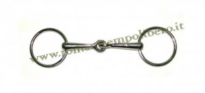 Filetto Pony ad anelli inox pieno -Selleria Romani tempo libero - Selleriainternet.it