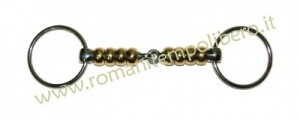 Filetto snodato con rulli rame -Selleria Romani tempo libero - Selleriainternet.it