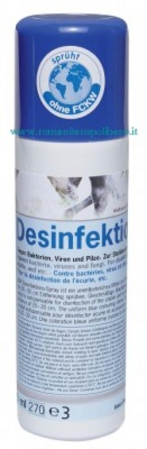 Disinfettante blu spray -Selleria Romani tempo libero - Selleriainternet.it