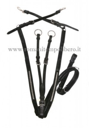 Pettorale borchiato con martingala -Selleria Romani tempo libero - Selleriainternet.it