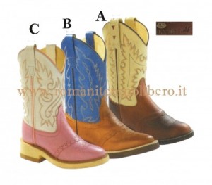 Stivali Western Junior OLD WEST -Selleria Romani tempo libero - Selleriainternet.it