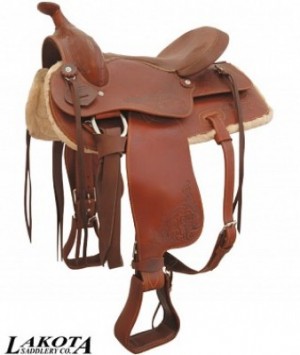 Sella Western Lakota Pleasure pelle -Selleria Romani tempo libero - Selleriainternet.it