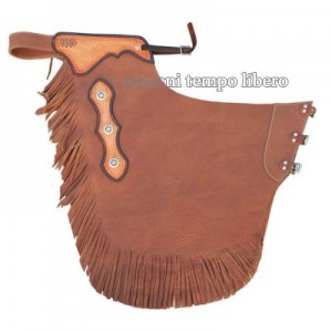 Chaps Western in pelle liscia -Selleria Romani tempo libero - Selleriainternet.it