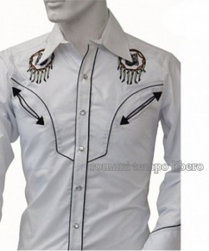 Camicia Western ricami fantasia bambino -Selleria Romani tempo libero - Selleriainternet.it