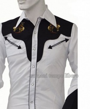 Camicia Western ricami fantasia bambino -Selleria Romani tempo libero - Selleriainternet.it