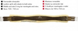 Sottopancia Kentaur in cuoio e lana modello Verona -Selleria Romani tempo libero - Selleriainternet.it