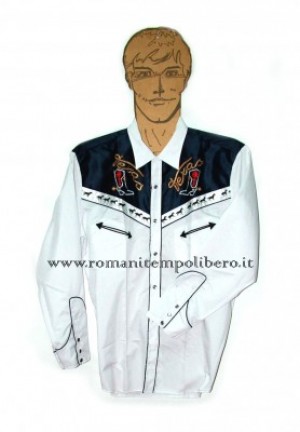 Camicia Western TEXAS -Selleria Romani tempo libero - Selleriainternet.it