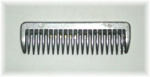 Pettine alluminio piccolo -Selleria Romani tempo libero - Selleriainternet.it