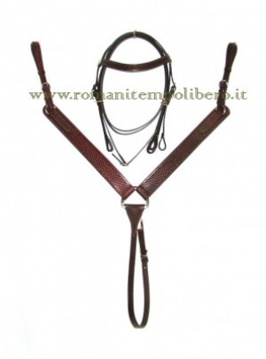 Briglia Western con pettorale -Selleria Romani tempo libero - Selleriainternet.it
