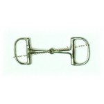 Filetto ad D snodato in acciaio inox - cannone pieno da 15 mm
