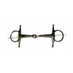 Filetto ad Aste corte acciaio inox con cannone snodato pieno 18mm