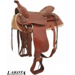 Sella Western Lakota Pleasure pelle