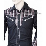 Camicia Western ricami fantasia