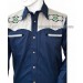 Camicia Western ricami fantasia -Selleria Romani tempo libero - Selleriainternet.it